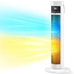 セラミックヒーター 電気ファンヒーター セラミックファンヒーター 暖房器具 扇風機 羽根なし ECO恒温運転 省エネ 節電対策 小型 速暖 大風