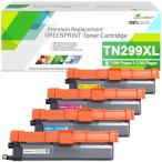  сменный товар TN299XL 299XL 4 цвет сменный тонер-картридж TN299XLBK/C/M/Y большая вместимость черный примерно 3000 страница, цвет примерно 2300pe