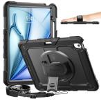 Timecity iPad Air 13 дюймовый кейс 2025 новый модель ударопрочный (M3/M2 chip ) падение защита 360° вращение подставка экран защита 