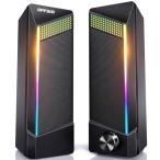 OFFSIR PC динамик ge-ming динамик USB проводной RGB с подсветкой 2ch стерео . место чувство 3D Surround звук AUX подключение 3