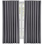 Hansleep занавески 1 класс затемнение 178cm длина 2 листов комплект изоляция защищающий от холода звукоизоляция экономия энергии толстый одноцветный модный ..... living для ( серый 