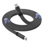 ショッピングiphone ケーブル Magtame USB-Cケーブル フラット平形 磁力自動収納 タイプcケーブル60W PD対応 type-cケーブル 3A急速充電 usb-c