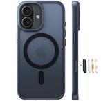 TORRAS iPhone 17 用ケース 【米軍進化耐衝撃・高性能Magsafe対応】指紋防止 黄変防止 米軍保護工学 マグネット搭載 衝撃吸