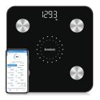 体重計スマホ連動 体脂肪計2023新登場 体組成計 アプリ対応/fitbit連携/体脂肪率/BMI/基礎代謝量/水分量/体脂肪量/骨量/内臓脂肪