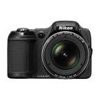 ショッピングデジタルカメラ Nikon デジタルカメラ COOLPIX L820 光学30倍ズーム 有効画素数1605万画素 ブラック L820BK