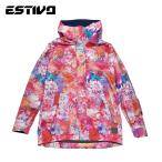 旧モデル店頭展示品 エスティボ スノーボードジャケット レディース EVW1823 RY(ラズベリー) Lサイズ EV-BLOOM JKT ESTIVO