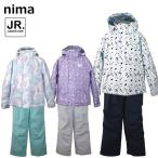  колено ma Junior одежда для лыжников верх и низ в комплекте лыжи сноуборд снежные игры зимний костюм ребенок ученик начальной школы девочка JR-1502 nima 2024-25