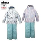  колено ma одежда для лыжников верх и низ в комплекте Kids лыжи сноуборд снежные игры зимний костюм ребенок ученик начальной школы младшие классы ребенок .. девочка JR-1554 nima 2024-25