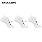  Salomon унисекс 3P носки Every tei low 3 упаковка носки спорт уличный 3 пара комплект белый белый LC2086900 2024 осень-зима salomon