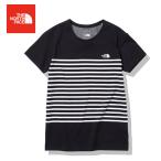 ノースフェイス ショートスリーブパネルボーダーティー レディース NTW32137 K 2022春夏 半袖 Tシャツ THE NORTH FACE