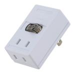 オーム電機 00-1416 LEDスイッチ節電タップ 2個口 HS−TMP2A2−W 001416 LEDスイッチ付タップ OHM