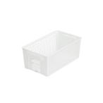 あさってつく対応 直送 代引不可・他メーカー同梱不可 イノマタ化学 4905596467168 トリムバスケット ワイド ホワイト #4671