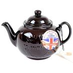 BROWN BETTY ブラウンベティー ティーポット 4カップ ロゴ入り 英国製 Cauldon Ceramics