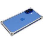 ショッピングipad 2017 ケース GILD design ギルドデザイン iPhone 16 Plus ソリッドバンパー シルバー GI-441S