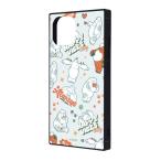 iPhone 15 / 14 / 13 ケース ベイマックス ディズニー KAKU スクエア ベイマックスとモチ_総柄 ネコポス送料無料