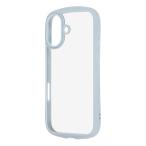 iPhone 17 ケース ハイブリッドタフケース Puffull +レンズガードリング ブルー Ray Out レイアウト