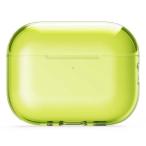 ショッピングairpods proケース elago AirPods Pro 3 ケース CLEAR CASE TPU Neon Yellow