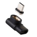  Elecom pita. магнит адаптор L знак USB-C Type-C адаптер съемный магнит PD соответствует максимальный 100W брейкер установка черный ELECOM