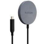  Elecom ELECOM Q2 25W беспроводной зарядное устройство магнит MagSafe Qi2.2 стандарт соответствует PD соответствует 25W настольный 1m черный 