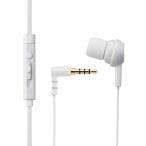 エレコム ELECOM スマートフォン用モノラルイヤホン 片耳タイプ ホワイト EHP-MC3520WH ネコポス不可