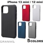 ショッピングiphone12 mini ケース GRAMAS COLORS iPhone 13 mini / 12 mini Rib-Slide Hybrid Shel Case グラマス ネコポス送料無料