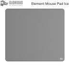 Glorious グロリアスピーシーゲーミングレース Element Mouse Pad Ice ガラスインフューズドクロス ゲーミングマウスパッド ブラック