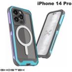 GHOSTEK ゴーステック iPhone 14 Pro Atomic Slim MagSafe対応 アルミ合金製スリムケース Prismatic GHOCAS3091 ネコポス送料無料
