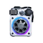 MUZEN CYBER CUBE Premium Bluetooth 5.0 IPX5防水 コンパクト ワイヤレススピーカー ハンドスピナー搭載 White ネコポス不可