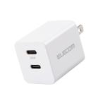  Elecom ELECOM AC зарядное устройство USB зарядное устройство PD соответствует 20W USB Type-C 2 порт swing штекер белый MPA-ACCP35WH