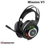 MONSTER CABLE ゲーミング ヘッドセット Mission V1 バーチャル 7.1 サラウンドサウンド MH72001