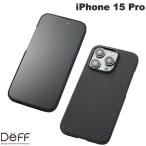 Deff ディーフ iPhone 15 Pro Ultra Slim & Light Case DURO マットブラック DCS-IPD23MPKVMBK ネコポス送料無料