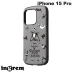 ingrem イングレム iPhone 15 Pro ディズニー 耐衝撃ケース MiA ナイトメアー・ビフォア・クリスマス IN-DP42AC4/NC2 ネコポス送料無料