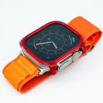 GILD design ギルドデザイン Apple Watch 49mm Ultra 3 / 2 / 1 ジュラルミン削り出し ソリッドバンパー レッド GW-516
