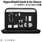 ショッピングiPod HYPER++ ハイパー 15-16インチ用 HyperShield Stash & Go Sleeve 防水ノートPCケース HS16BKGL-70 ネコポス不可