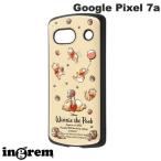 ingrem イングレム Google Pixel 7a ディズニーキャラクター 耐衝撃ケース MiA プーさんとはちみつ IN-DGP7AAC4/PO12 ネコポス送料無料