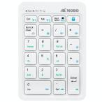 ショッピングduo MOBO モボ TenkeyPad2 Duo Bluetooth 5.1 / 有線 両対応 パンタグラフ テンキーパッド ホワイト AM-NPBW22-WH ネコポス不可