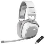 Corsair コルセア HS80 MAX Wireless Bluetooth / 2.4GHz ワイヤレス ゲーミングヘッドセット ホワイト CA-9011296-AP
