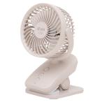 ショッピングクリップファン クリップファン 卓上扇風機 壁掛け ELAiCE エレス iFan Clip S2 25 自動首振り機能付き 3WAY アイボリー IF-CLS25IV