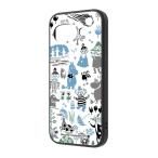 ingrem Google Pixel 9a ムーミン maru 衝撃吸収 バンパー ハイブリッドケース パターン_2 ネコポス送料無料