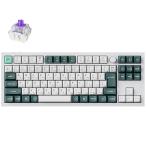Keychron Q3 HE マグネットスイッチ搭載 QMK Mac日本語配列 Nebula RGBライト メカニカルキーボード シェルホワイト