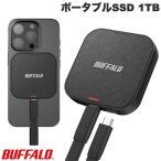 BUFFALO バッファロー 1TB USB 3.2 Gen 2 Type-C  MagSafeマグネット対応 ポータブルSSD ProRes録画対応 SSD-PMS1.0U3-BA