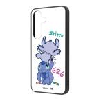 ingrem イングレム Galaxy S25 ディズニー maru 衝撃吸収 バンパー ハイブリッドケース スティッチ_お絵描き ネコポス送料無料