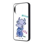 ingrem イングレム AQUOS sense9 ディズニー maru 衝撃吸収 バンパー ハイブリッドケース スティッチ_お絵描き ネコポス送料無料