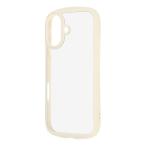 iPhone 17 ケース ハイブリッドガラスケース Puffull 10H +レンズガードリング ミルクホワイト Ray Out レイアウト