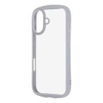 iPhone 17 ケース ハイブリッドガラスケース Puffull 10H +レンズガードリング グレー Ray Out レイアウト