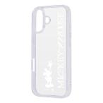 iPhone 17 ケース ディズニー 耐衝撃 ハイブリッドケース ミッキーマウス _シルエット_W Ray Out レイアウト
