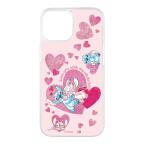 ディズニー スティッチ iPhone 15 / 14 / 13 ケースグリッター スティッチとエンジェル_ハート ネコポス送料無料