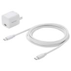 SANWA Sanwa Supply USB PD соответствует Cube type AC зарядное устройство PD20W Type-Cx1 Type-C кабель приложен 2.0m ACA-PD113SETW