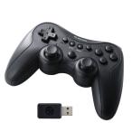  Elecom ELECOM игра накладка беспроводной * проводной XInput DirectInput PS серия размещение заряжающийся 13 кнопка черный JC-GP40SBK
