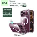 ESR iPhone 18 Pro / 17 Pro �P�[�X Classic �X�^���h�t�� MagSafe�Ή� �n�C�u���b�h�}�O�l�b�g�P�[�X �N���A